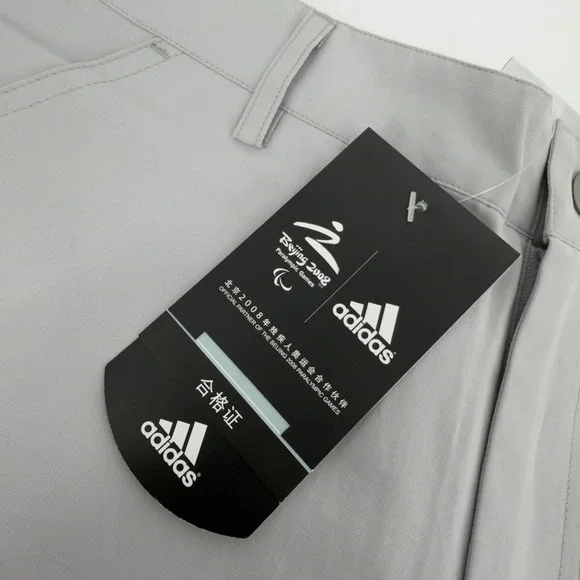 NEW Adidas Beijing 2008 Paralympic Games 2XL Gray Convertible Pants Deadstock